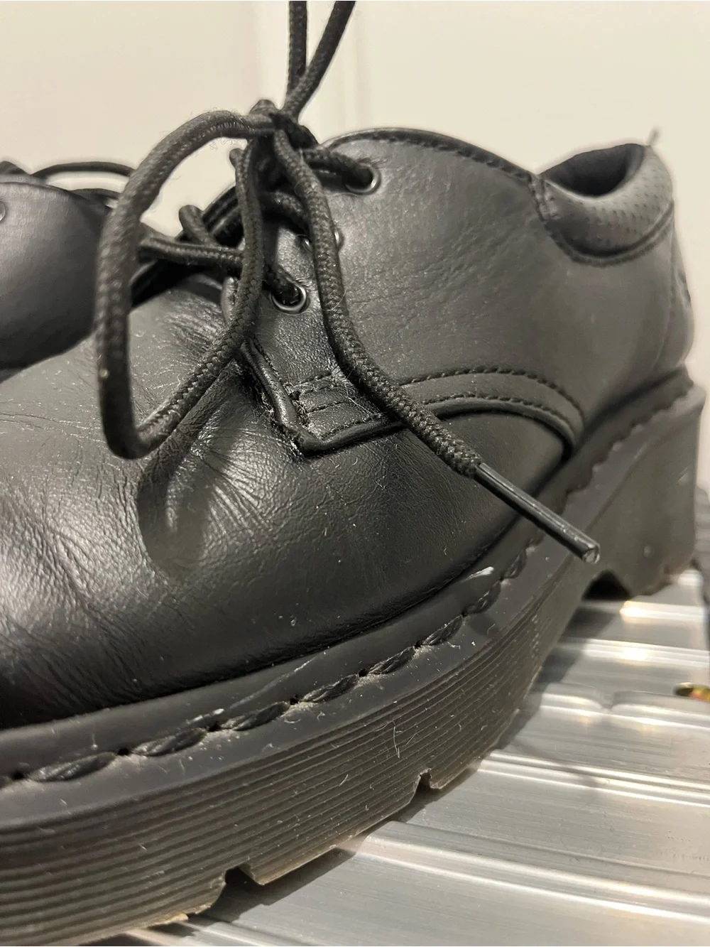 2012 Dr. Martens Black Lace-Up Air Cushion Creepers